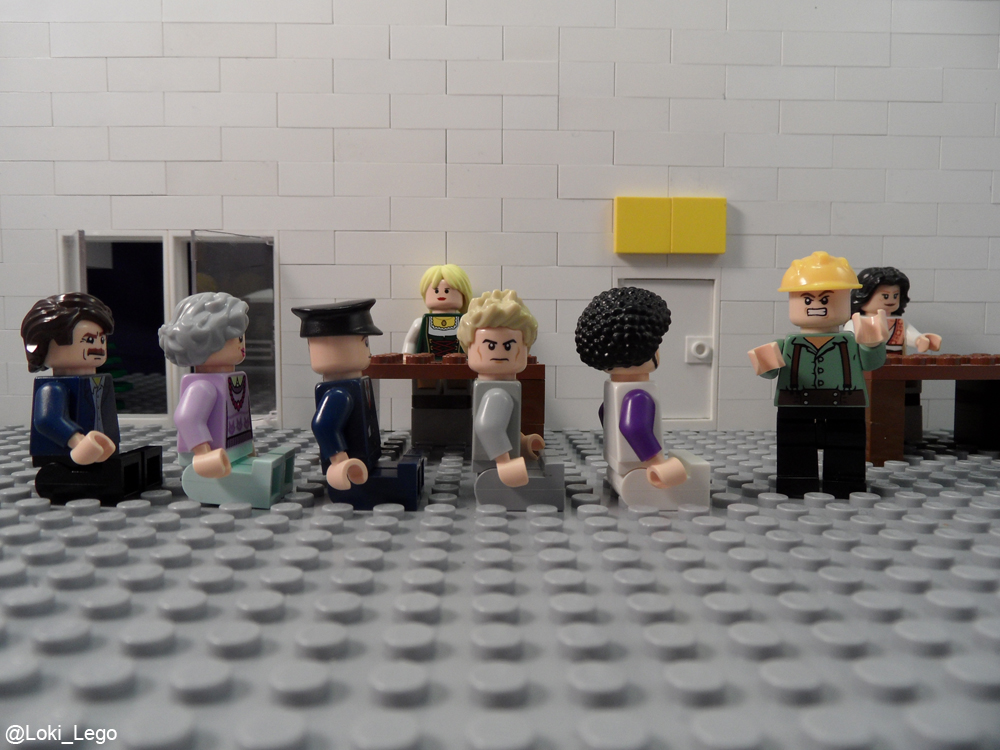 Behind the scenes of Lego High-Rise Page 17.
