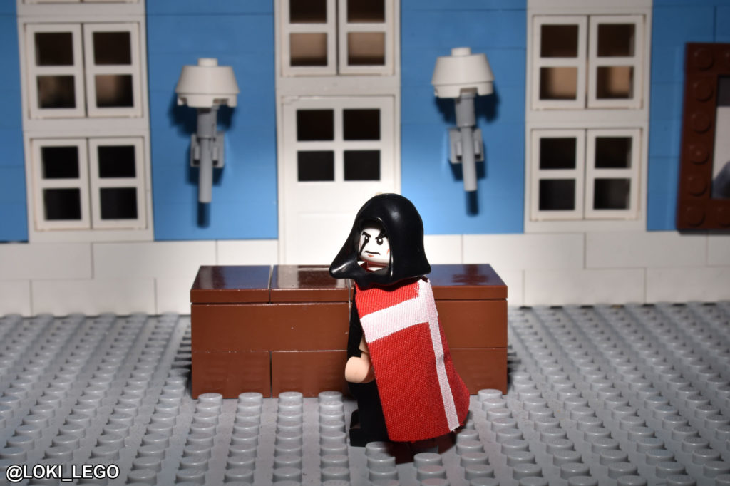 Tom Hiddleston as LEGO Hamlet