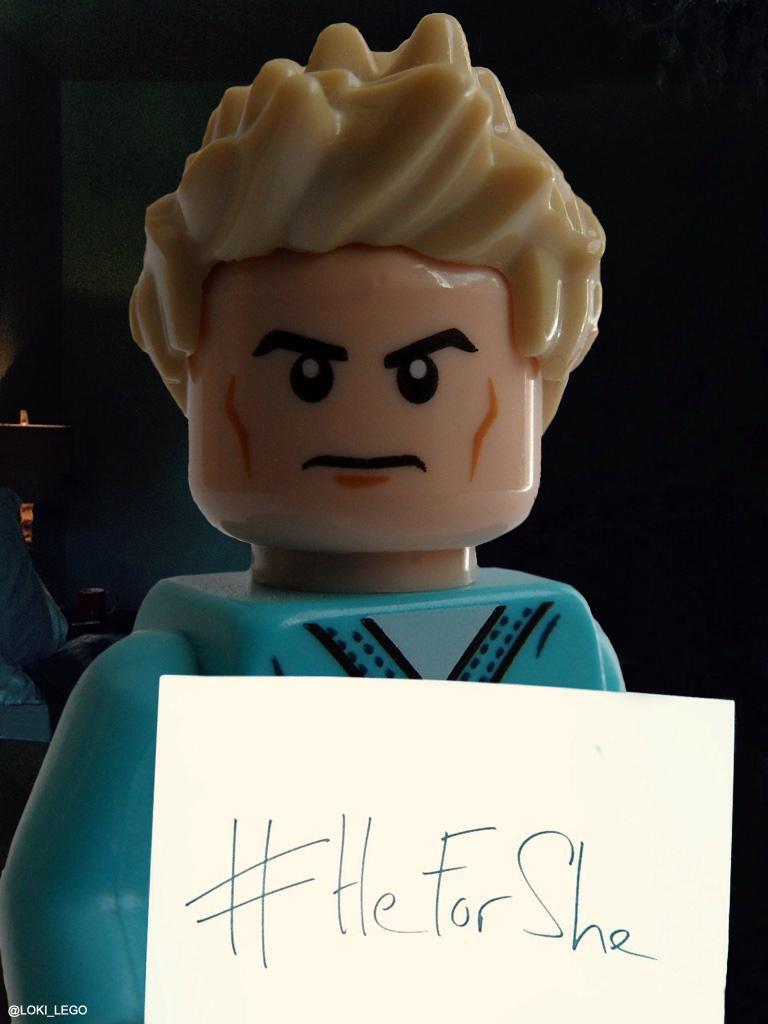 You are currently viewing Elle UK: Lego Loki Supports Emma Watson’s He For She campaign.