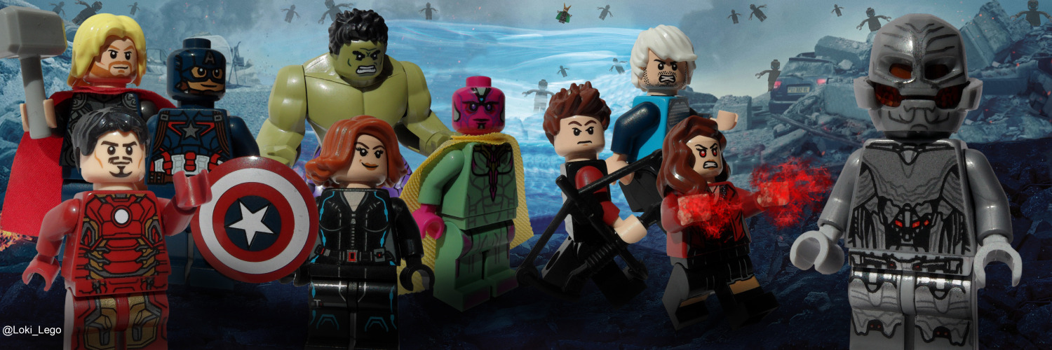 Read more about the article Entertainment Weekly Avengers: Age of Ultron Banner Recreated in LEGO