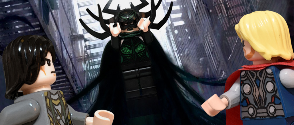 You are currently viewing Thor: Ragnarok Concept Art by Andy Park Recreated in LEGO