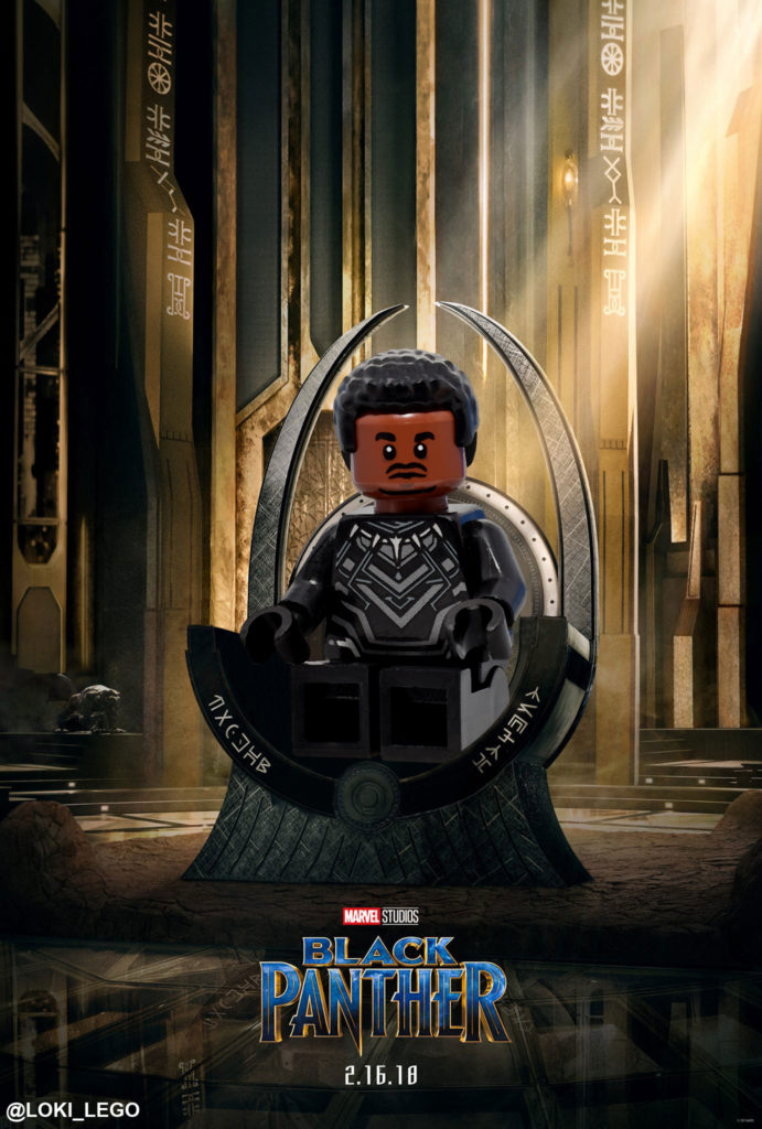 Black Panther Posters Recreated in LEGO
