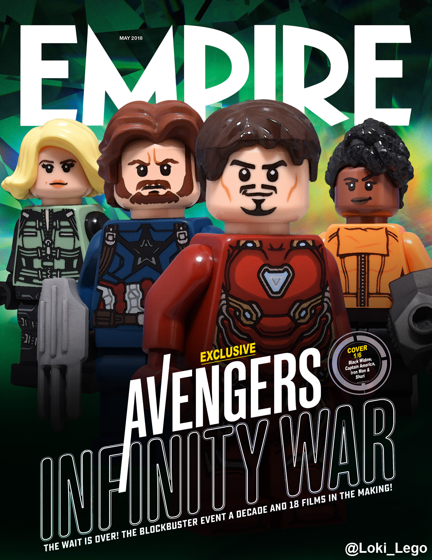 Empire Magazine Avengers Infinity War Covers Recreated in LEGO - Future ...