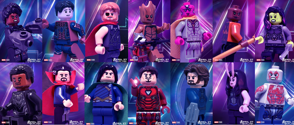 You are currently viewing 23 Avengers Infinity War Character Posters recreated in LEGO