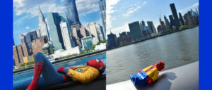 Read more about the article Spider-Man Homecoming Poster recreated in LEGO in New York